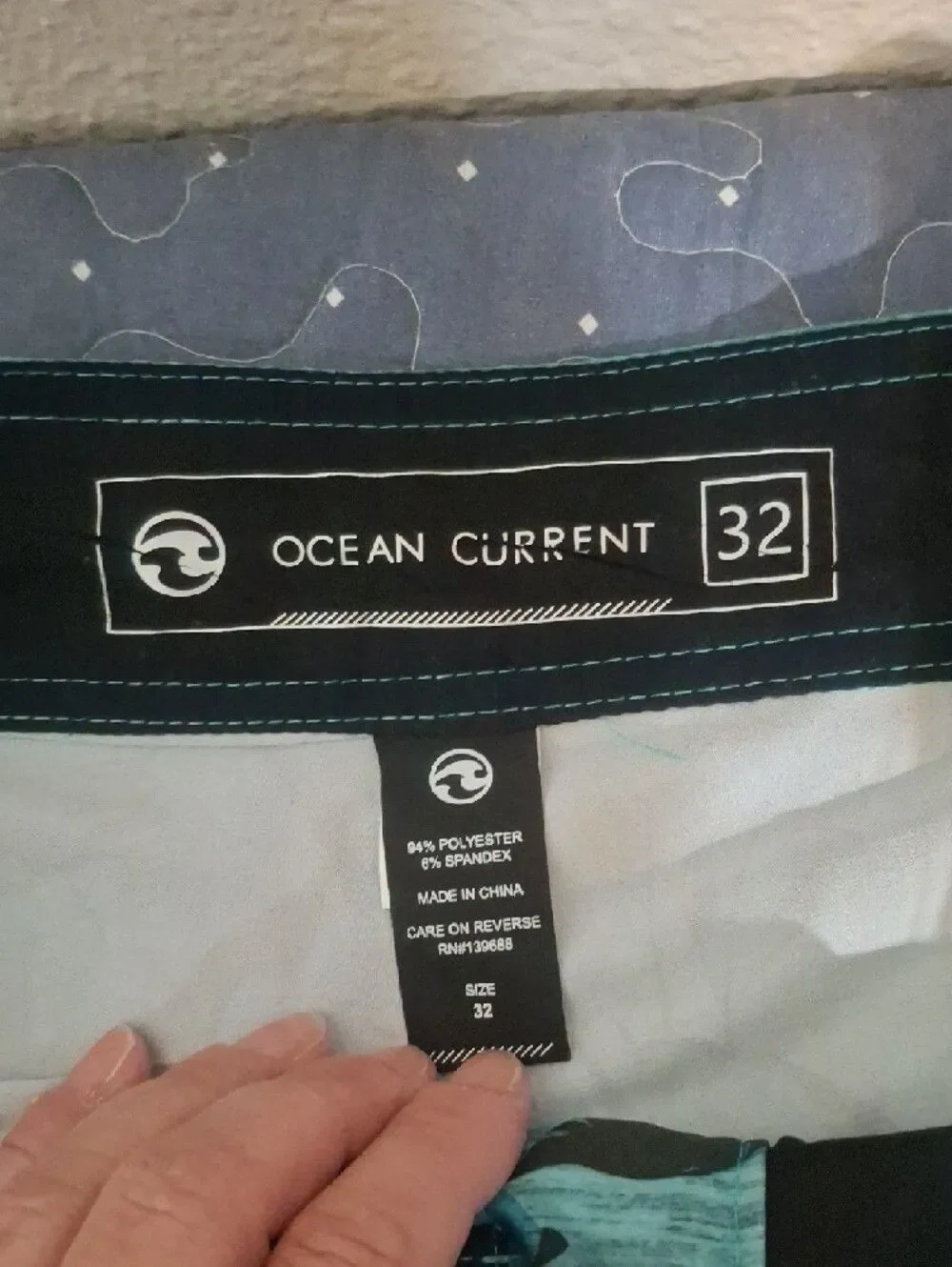 Ocean Current lightweight teal